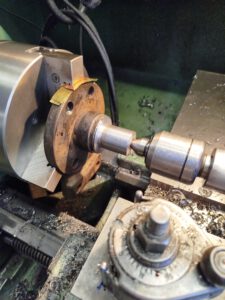 Abdrehen Lagerzapfen